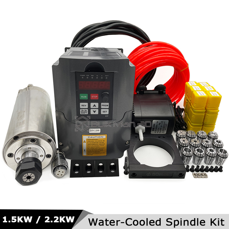 2.2Kw Water Cooled Spindle Kit Vfd - Комплект шпинделя с ЧПУ 2.2 кВт/1.5
