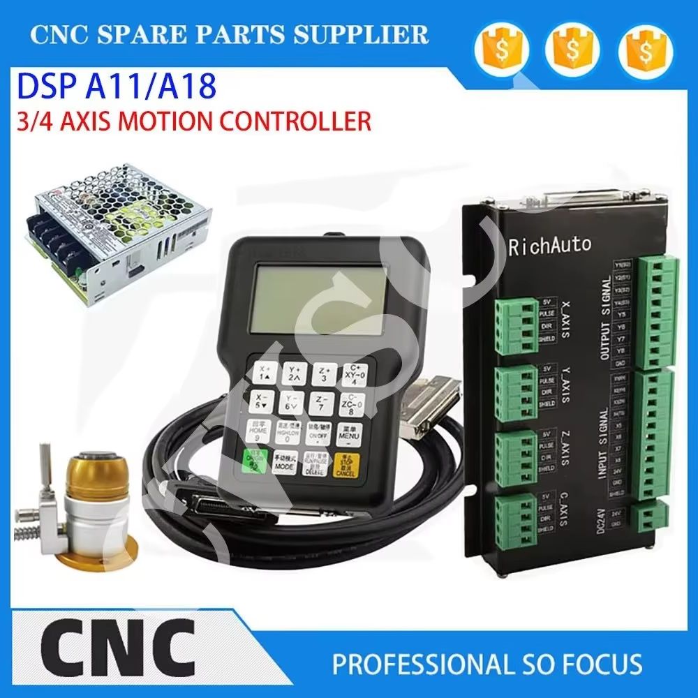 Richauto A11 Dsp Controller 3 Axis - 3-осевой 4-осевой станок с ЧПУ, контроллер
