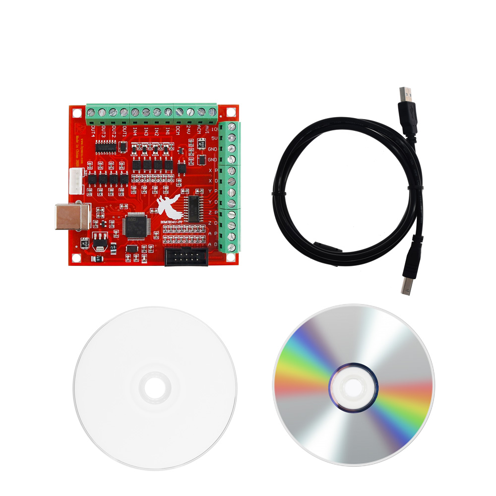 Mach3 Usb Cnc Controller 4 Axis 100Khz - Плата управления ЧПУ USB MACH3 4-осевая,