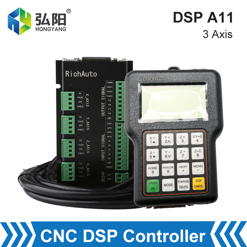 3-осевая USB-система дистанцио – обзор и цена Richauto A11 Dsp Controller 3 Axis