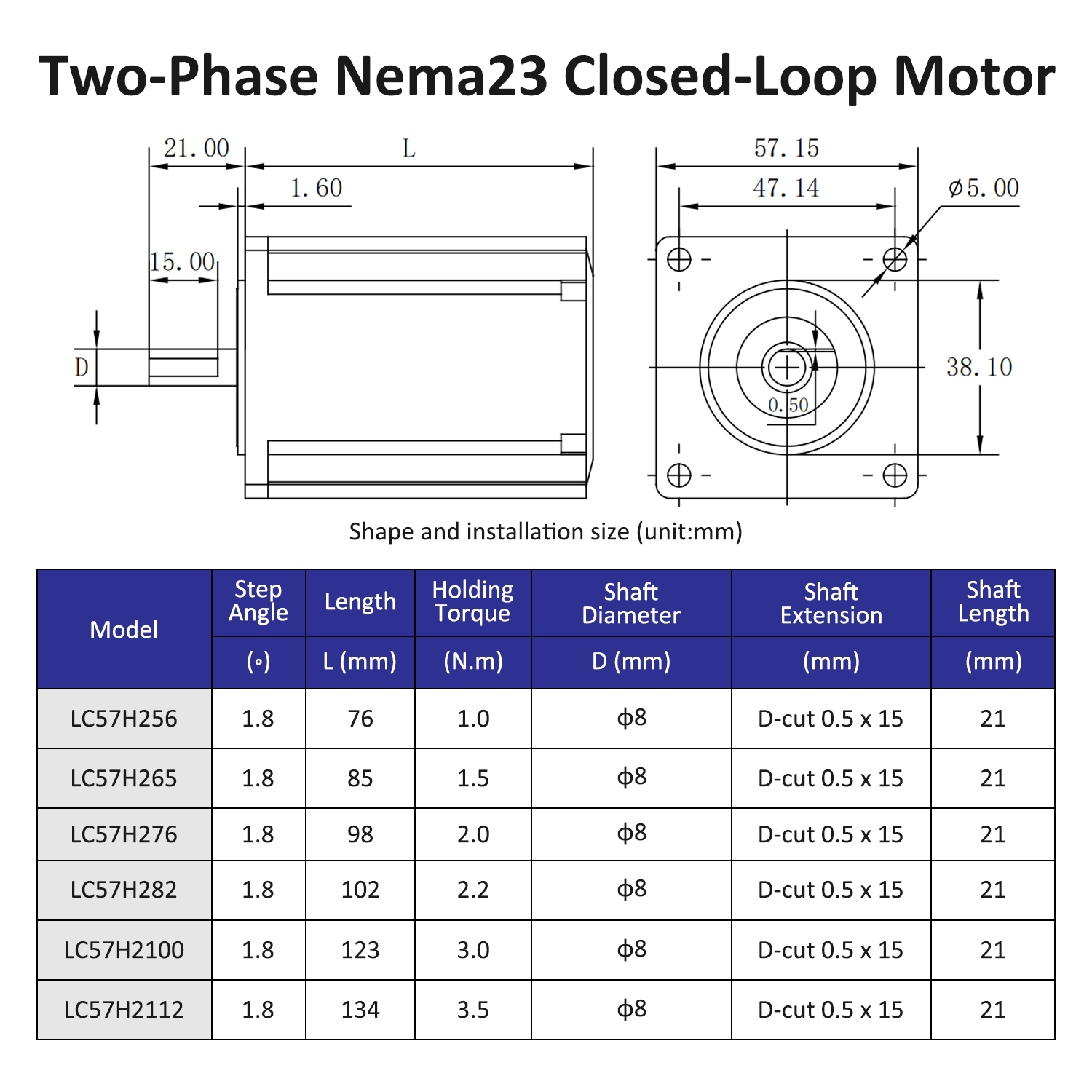 Lichuan Nema23 2,2 Нм 3 Нм 3,5 – обзор и цена Nema 23 Closed Loop Stepper Motor Driver Kit