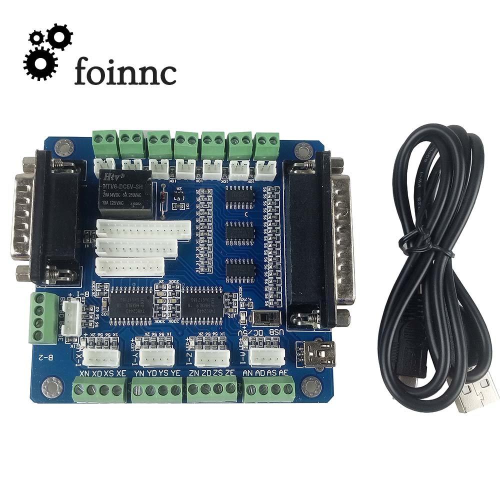Mach3 5 оси ЧПУ коммутационная – обзор и цена 5 Axis Cnc Breakout Board Interface Mach3