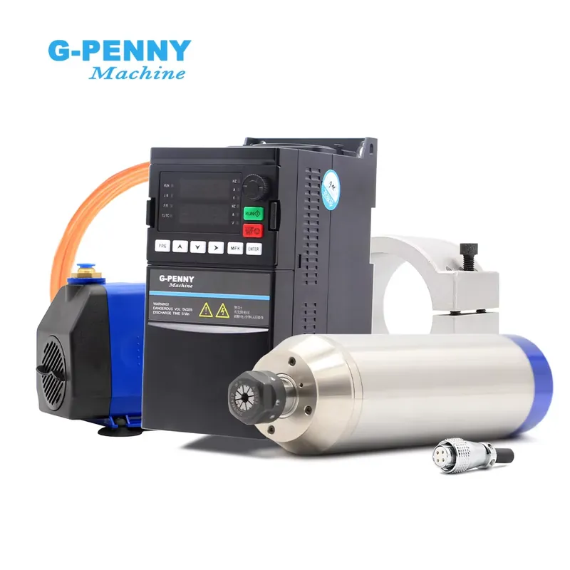 Шпиндельный комплект G-Penny 2 – обзор и цена 2.2Kw Water Cooled Spindle Kit Vfd