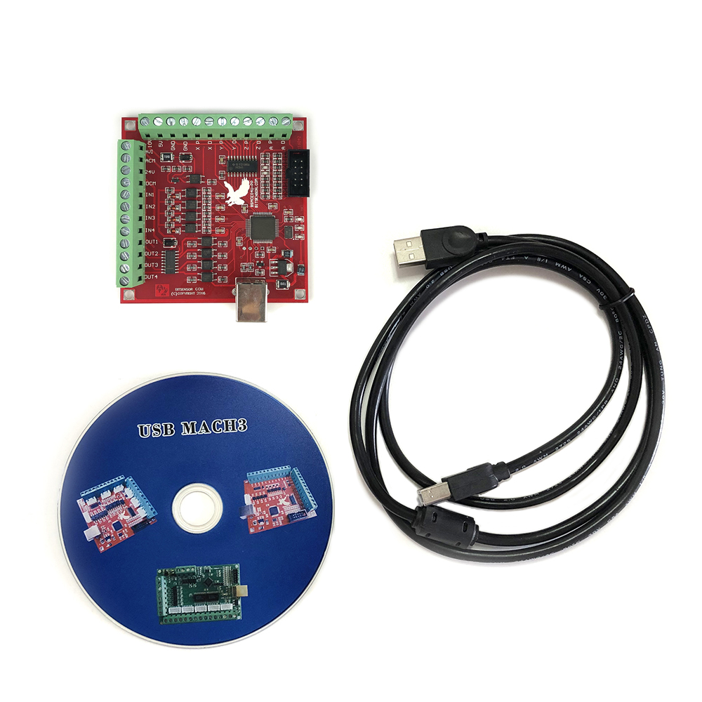 Коммутационная плата USB MACH3 – обзор и цена Mach3 Usb Cnc Controller 4 Axis 100Khz