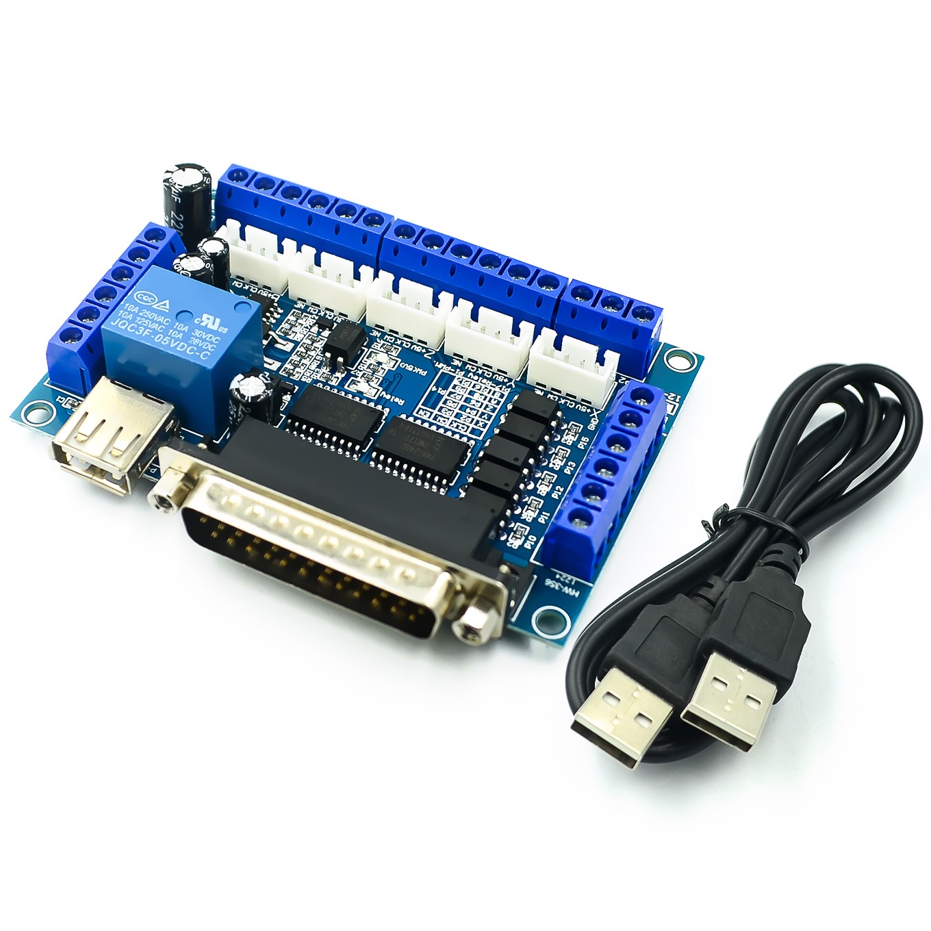 Модернизированная 5-осевая ком – обзор и цена 5 Axis Cnc Breakout Board Interface Mach3